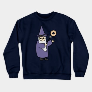 Funny Wizard, Donut Lover Crewneck Sweatshirt